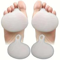 4pcs Silicone Gel Insole - Foot-Specific Metatarsal Pads, Foot Care Additions, Forefoot Pads