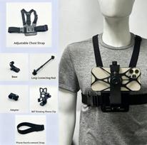 Universal Wearable Shooting Mount Adjustable Head Chest Band Stable Stand for Phones & Sports Cameras