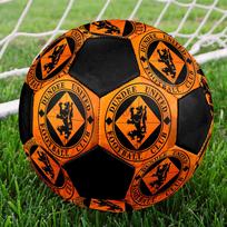 Dundee United FC Soccer Ball, colorful, suitable for all ages, machine-stitched, PVC material, competition grade, durable and high bounce