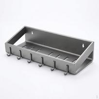 Wall Mounted Spice Rack, Rack SpaceSaving Organiser, Carbon Steel Kitchen Organizer