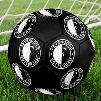 FC Feyenoord futbolo kamuolys, spalvingas, tinkamas visoms amžiaus grupėms, mašininės siuvimo, PVC medžiagos, varžybų klasės, patvarus ir atšokantis