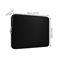 Laptop Sleeve Case Bag 13 13.3 14 Inch Water Resistant Bump Shock Protection Neoprene Material Insertion Slim Fit juoda