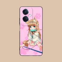 Anime Kinako Hara Mobile Phone Case for OPPO Reno 14 13 12 11 10 9 8 7 6 5 F T Pro 5G Colorful Printing Cover Cellphones Luxury OPPO Reno14