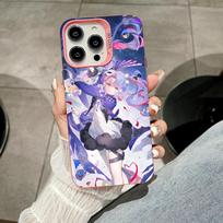Wuthering Waves Roccia Pink Translucent Mobile Phone Case for iPhone 17 16 Protective Phone Case*Durable Heavy Duty Case X XR XS Air  Colorful iPhone17