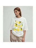 8 Lemons Graphic Summer T-Shirt Vintage Top Tee Round Neck Short Sleeve Dark Gothic Print Streetwear  Wounisex's Clothing Y2K S įvairiaspalvis