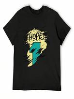 Hope!! T-Shirt Anime Tshirt Funny Costumes Vintage Clothes Plain Black T Shirts unisex S įvairiaspalvis