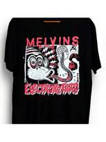 Remake Melvins Electroretard Black T-Shirt, unisextal Punk Band T-Shirt TE3306 S įvairiaspalvis