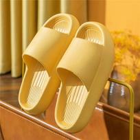 Men's Summer Odorless Couple Flip-Flops - Silent, Thick-Soled, Non-Slip, Foot-Friendly, Cool, Waterproof Slippers 36-37