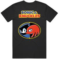 Sonic And Knuckles Sega Retro Vintage Christmas Gift Unisex T-shirt Graphic Tee XL