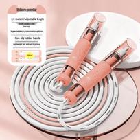 Adjustable Steel Jump Rope with Transparent Handle for Students – Double Bearing Speed & Fitness