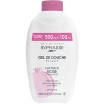 Dušo želė - Byphasse - Rožinis granatas - 600 ml - Neutralus pH - Mišrus buteliukas