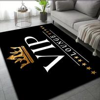 VIP Royal Crown Floor Mat - Non-Slip Rug with Elegant Design for Living Room Office Lounge, Premium Home & Commercial Decor 40x60cm