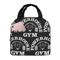 Powerhouse Gym Fitness Building Muscle Insulated Lunch Bag for Women Kids Portable Food Boxes Thermal Lunch Box Tote One Size
