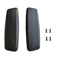 2pcs/Set Chair Armrest Pads Office Chair Parts Arm Pad Armrest Replacement with 4pcs Screws Repair Chair Arm Rest juoda