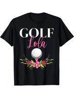 Golf Lola Filipino Golfer Grandma T-Shirt S įvairiaspalvis