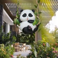 Gyvūno figūrėlė sodo dekoravimui Mažas lauko skulptūrėlė Panda