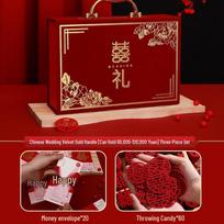 Luxury Engagement Cash Gift Box with Combination Lock