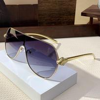 Vintage Luxury Brand Designer One Piece Sunglasses Women For Men 2025 Popular Luxury Sun Glasses Metal Oversized Punk Eyewear As The Picture pilka spalva