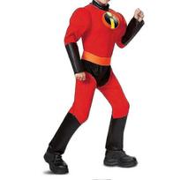 Neįtikėtinųjų superherojų kostiumas vyrams ir moterims, Helovino ir Cosplay apranga 170cm raudona