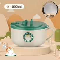 Portable Stainless Steel Lunch Box with Lid for Students – Large Capacity 201 Stainless Steel