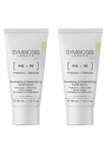 SYMBIOSIS Atgaivinantis ir tankinantis veido serumas, 2x30 ml