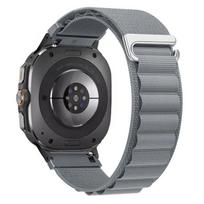 Alpine Loop Strap For Samsung Galaxy Watch Ultra 47mm Sports Comfortable Bracelet Wristband For Galaxy Watch 7 Ultra 47mm Belt Galaxy Watch Ultra pilka