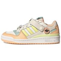 (WMNS) adidas originals Forum Low 'White Light Orange Cream Yellow Green' Women's GW4427 EU 37⅓