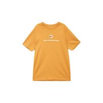 Nike Heritage Solid Color Round Neck Casual Sports Short Sleeve Light Curry Yellow Men's DM5440-738 M