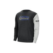 Nike x NBA Golden State Warriors Courtside Sweatshirt 'Black' Men's DR9343-010 M