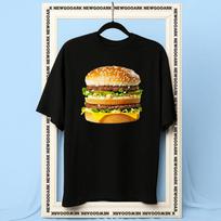 Burger Shirt Women Unisex Summer Cotton Graphic T Shirts Adult Streetwear Camisetas Shortsleev Breathable Oneck Trending S