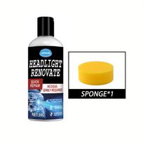 Headlight Restoration Kit - Ceramic Coating for Long-Lasting Protection, Removes Yellowing and Fogging, Restores Headlight Brightness and Shine, Quick