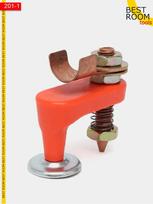 Magnetic Welding Ground Clamp Strong Magnetic Base Welding Earth Clamp for Sheet Metal Repair Welding Machine Accessories One Size oranžinė