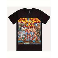 Men'S Vintage Golden Axe Arcade Game T-Shirt - Classic 80S And 90S Video Game Graphic Tee Featuring Golden Axe Characters - Comfortable 100% Loose S juoda
