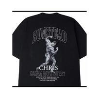 Men's & Women's Bodybuilding Gym T-Shirt with Bumstead Chris Muscle Print & Weightlifting Design - Breathable Workout Shirt, Muscle Tee for Weight S juoda
