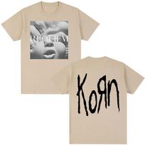 Korn Requiem Album Graphic Tshirt Metal Gothic Rock Band Tee Unisexs Clothing Oversized Y2K Short Sleeve Tshirt Tops Streetwear S