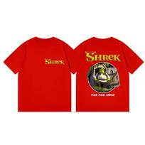 Shrek Far Far Away Funny Meme Tshirt Unisex Women High Quality Fashion Oversized Tshirts Summer Casual Loose 100cotton T Shirts 4XL