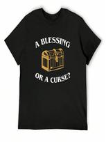 Mimic Blessing Or Curse Tabletop RPG Gaming T-Shirt Anime Clothes Vintage Graphic Tee Summer Top unisexs Graphic T-Shirts Funny S įvairiaspalvis