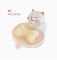 1pc Creative Design Lucky Cat Soap Box! Drainage, bathroom, washbasin, household cute soap box, storage rack