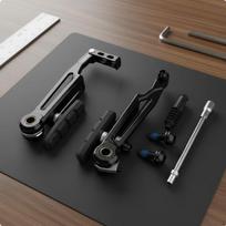 Long Arm LinearPull Brake Lightweight Folding Bike Caliper Adjustable Cycle Component