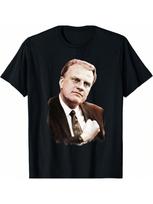 Billy Graham Atgaivinimo Pamokslininkas Evangelistas Marškinėliai S įvairiaspalvis