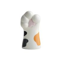 Ceramic Cat Paw Vase Flower Pot Tabletop Decoration for Living Room Office Home Desk Flower Arrangement Container one size