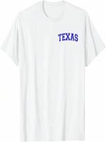 TEXAS VARSITY STYLE TEXT SPORTS ATHLETIC JERSEY STYLE T-Shirt S įvairiaspalvis