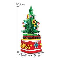 Urban area High-Quality Creativity High-Quality Winter High-Quality Village High-Quality Christmas High-Quality Tree Construction set High-Quality