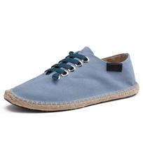 Flat Non-slip Plus Size 45 Black Blue Breathable Spring Summer Fisherman Casual Cloth Shoes for Men Street Wear 39 mėlyna
