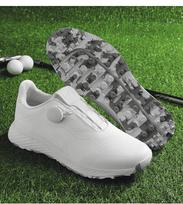 Unisex Breathable Golf Shoes with Fixed Spikes & Rotating Buckle 40