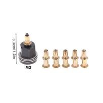 11Pcs/set M3 M4 M5 M6 M8 M10 M12 Carbon Steel Hand Manual Riveter Nut Adapter Tool For Renovations Auto Repair M3-M12