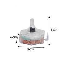 Transparent Aquarium Sponge Filter Corner Design Air-Powered Biochemical Filtration Waste Suction Tool For Small Fish Tanks A2