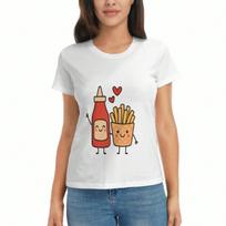 Cute Iceberg Hug Wounisex's Cotton T Shirt, Premium Cotton Print, Durable, Casual And Fashionable. Global Warming And Iceberg Illustration , Cool Ship S įvairiaspalvis