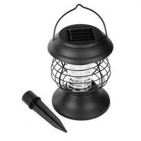 Saulės LED šviesa uodų gaudyklė vabzdžių šviesa sodo elektrinė uodų šviesa buitinė šviesos banga uodų gaudyklė uodų šviesa One Size black