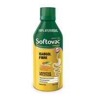 Softovac Isabgol Liquifibre Syrup 225 ml Mango Flavor Sugar Free Daily Fibre Drink For Gut Balance Digestive Wellness Support